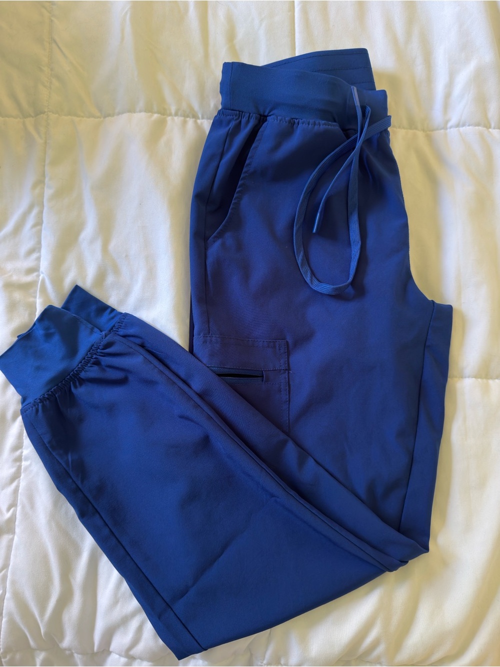 Classic Women's Scrub Joggers in Deep Royal Blue
